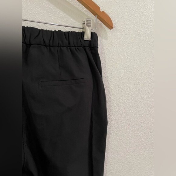 Lululemon High Rise Trouser Pants Athleisure Black Preppy Office Weekend Chic - Picture 9 of 11